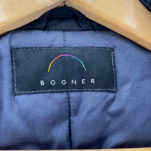 Vintage 80s Bogner Ski Jacket Womens 6 Purple Polyester Snap Away‎ Hood Pockets - Picture 11 of 12